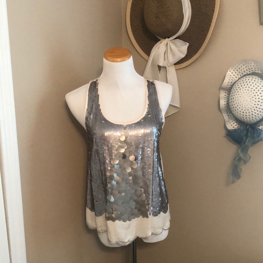 Sparkle & Fade sequin tank